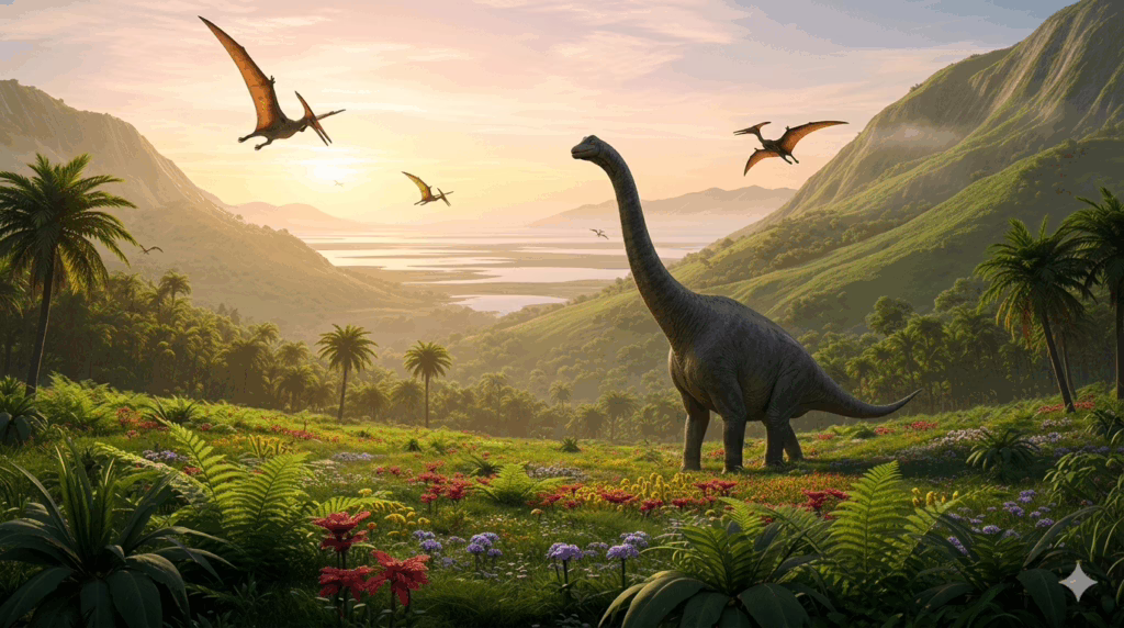 Kretase döneminde Dünya dinozorların cennetiydi.